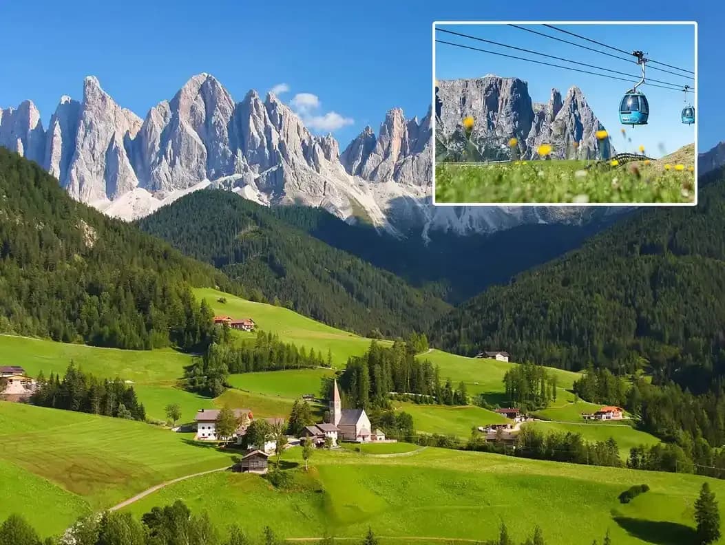 Milan to Bolanzo via the Dolomites