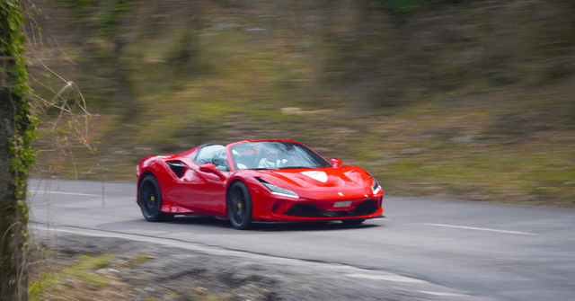 Exotic car driving experience in the Alps with Adventures Overland.